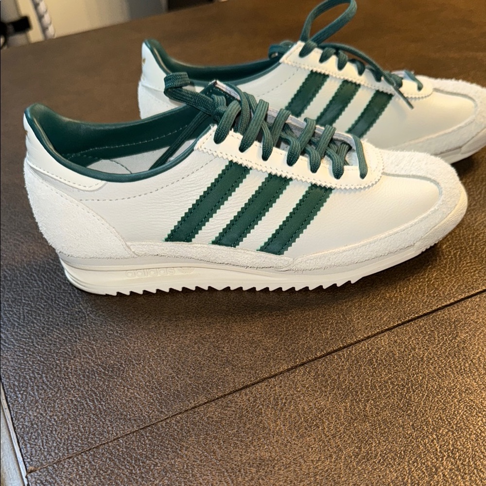 Adidas Women’s SL 72 OG Off White/Collegiate Green Sneakers, Women's Sz 5.5 EUC - Picture 2 of 12